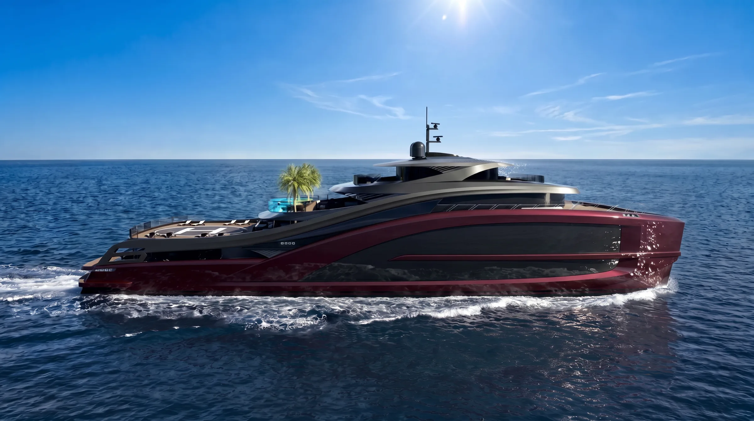 Ultimate Catamarans Q200 — Dark Cherry